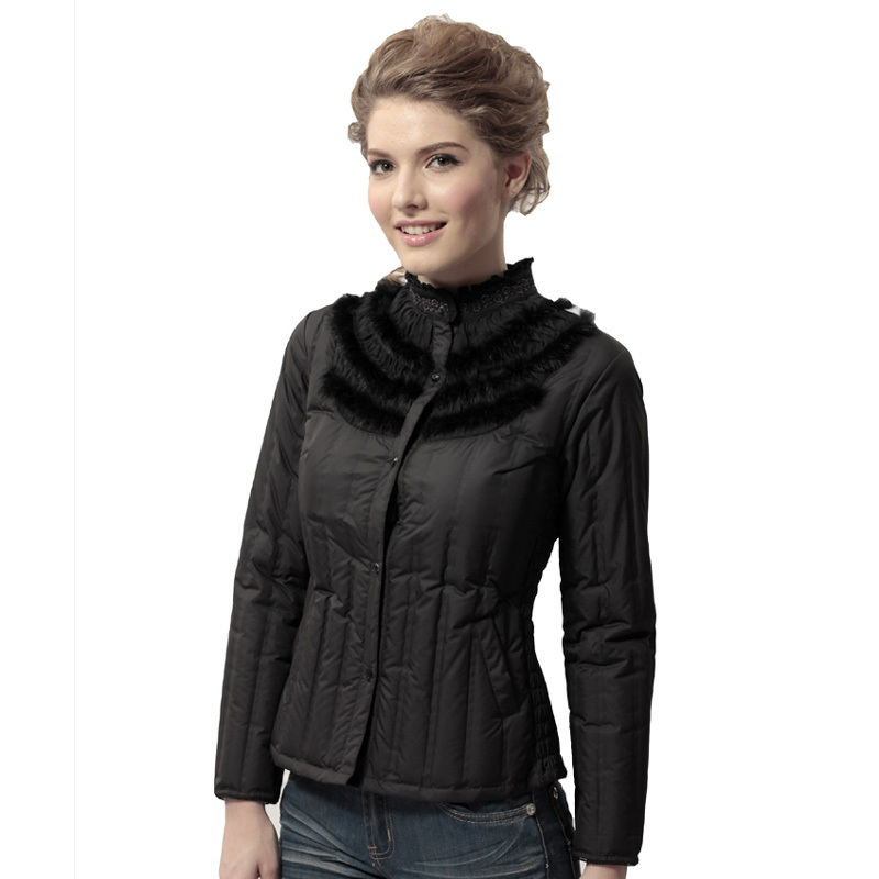 Down coat liner Women women's slim stand collar down underwear x151391