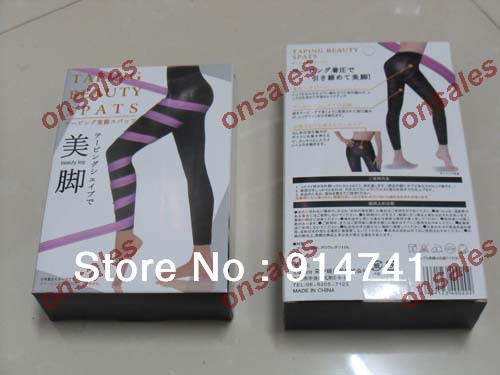 DOYEN Beauty Leg Taping Beauty Spats Hip & Abdomen Tight Leggings Waist Training Corsets Body Shaper Pants China Post Shipping