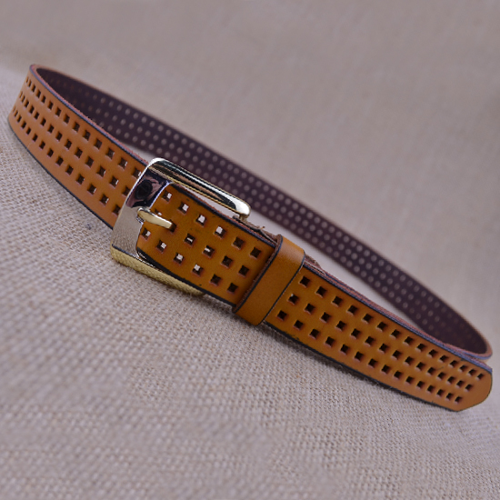 Dp65 strap female fashion cutout cowhide genuine leather belt female the trend of jeans