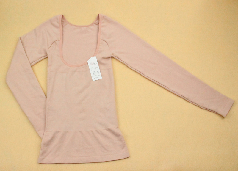Drawing seamless abdomen slim waist long-sleeve beauty care shaper top long johns separate