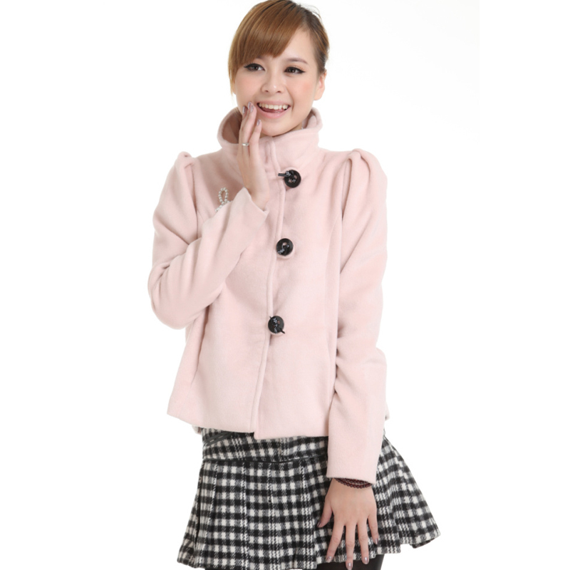 Drop shipping 2013  autumn and winter women gentlewomen elegant woolen short jacket short skirt set -jk