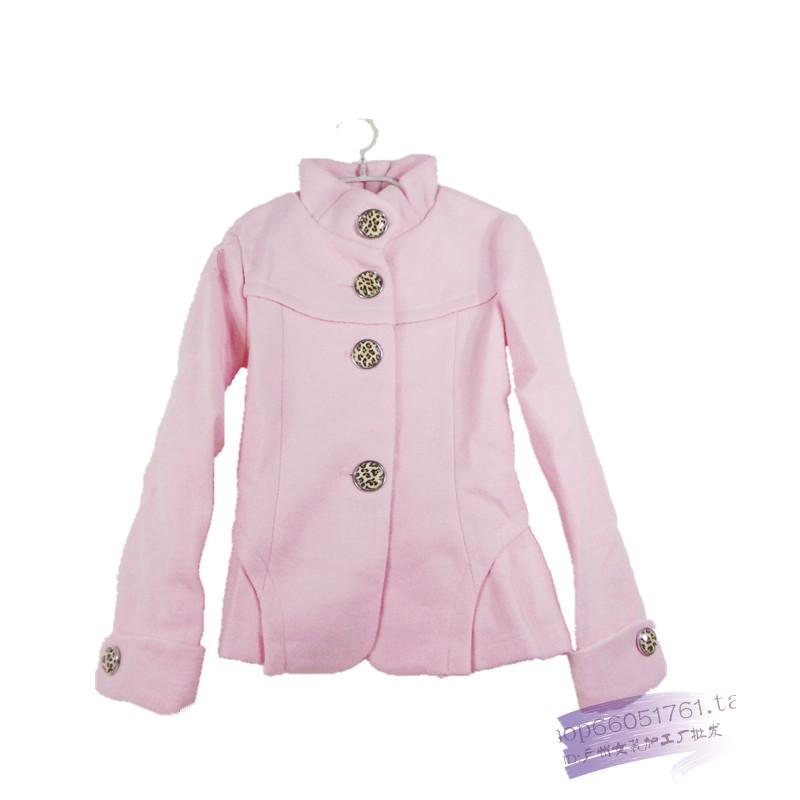 Drop shipping 2013 Autumn and winter women stand collar cashmere woolen short jacket 9222 -jk