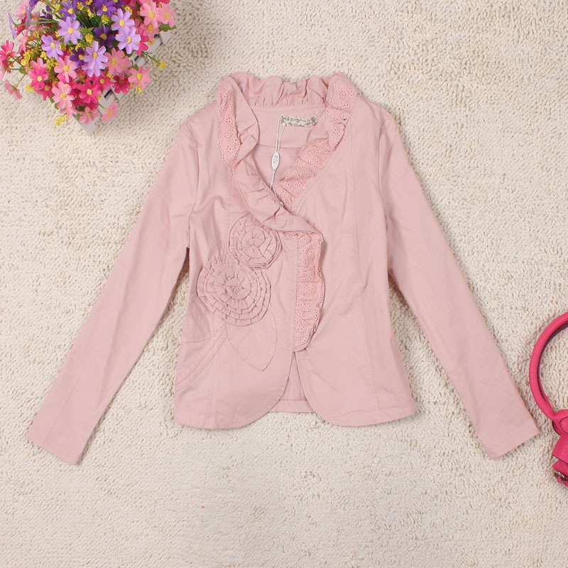 Drop shipping 2013 new arrival Autumn new arrival outerwear women's long-sleeve gentlewomen all-match short jacket -wjk