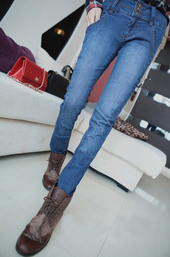 drop shipping 2013 spring slim jeans trousers pencil pants