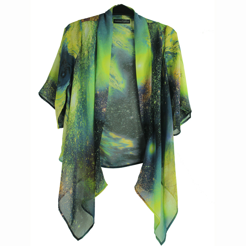 drop shipping Autumn outerwear fashion chiffon cardigan chiffon outerwear cardigan 7 female