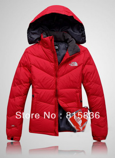 Drop shipping women's northing faceing denali warm down Wind waterproof red down jacket Nuptse Women's ski jacket free shipping