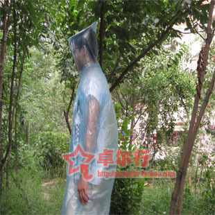Drow thickening bicycle raincoat disposable raincoat ride poncho mountain bike raincoat outdoor