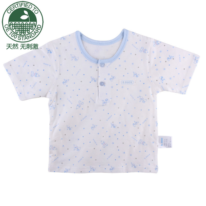 Duck organic cotton baby summer baby top baby summer clothes sleepwear lounge