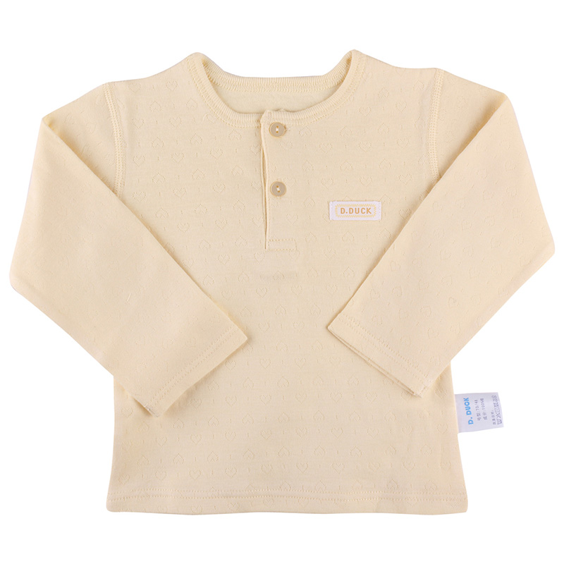 Duck organic cotton baby underwear 100% cotton baby top small child sleepwear lounge