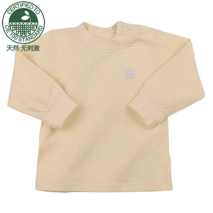Duck organic cotton baby underwear 100% cotton child sleepwear spring and autumn top