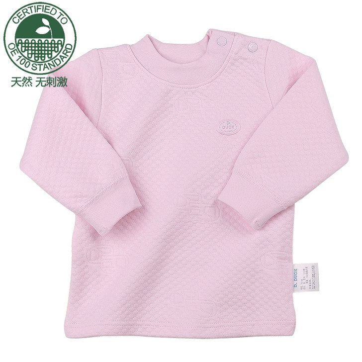 Duck organic cotton child underwear male child thermal underwear thickening 100% cotton underwear sleepwear