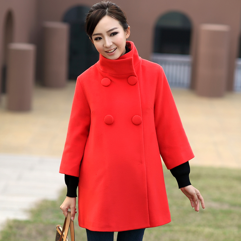 DX-1093, Maternity clothing winter cashmere overcoat maternity top overcoat,FREE SHIPPING