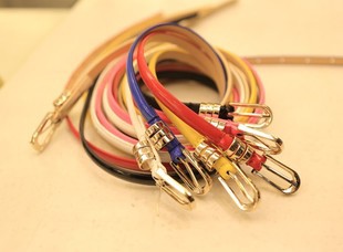 E 2013 all-match bright color metal buckle candy japanned leather small belt female f03