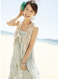 E HOME 8011 5 cutout cape small cardigan female coat cotton cape JU