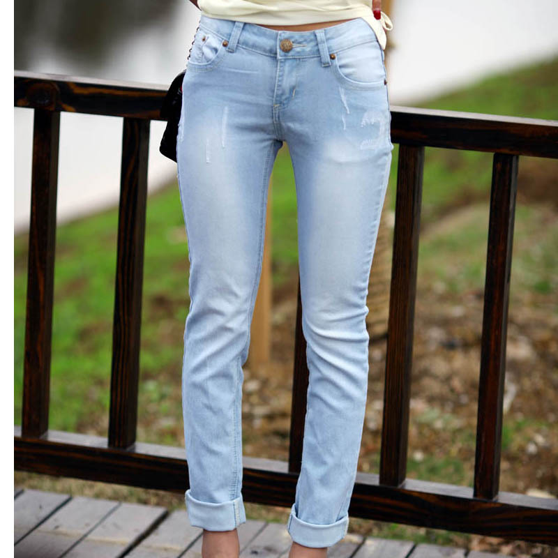 E133-885 female 2012 xiaxin slim low-waist long trousers jeans pencil pants