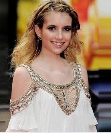 EAST KNITTING AA-120 2013 new women spring summer women shirts fashion ladies chiffon Blouse off shoulder top with rhinestone