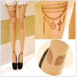 East Knitting CQ-044 2013 Fashions Women wings Tattoo Leggings Wholesale 6pc/lot Free Shipping