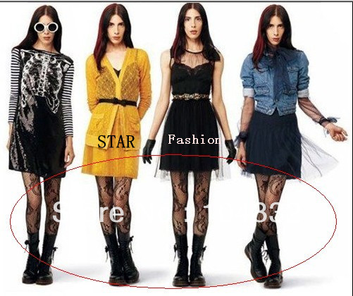 East Knitting FREE SHIPPING W-602 Fashion Celebrity 2013 Dragon Pattern Tights Wholesale 6pc/lot
