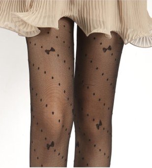 East Knitting FREE SHIPPING+Wholesale 6pc/lot BONAS-69122 2013 Fashion Women Brand Pantyhose Tights Bowknot Rorate Line