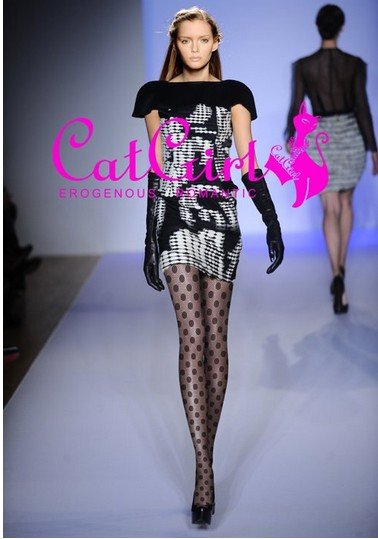 East Knitting FREE SHIPPING+Wholesale/bulk order MN-0111 6pc/lot 2013 Fashion Women Brand catgirl sexy dot tights