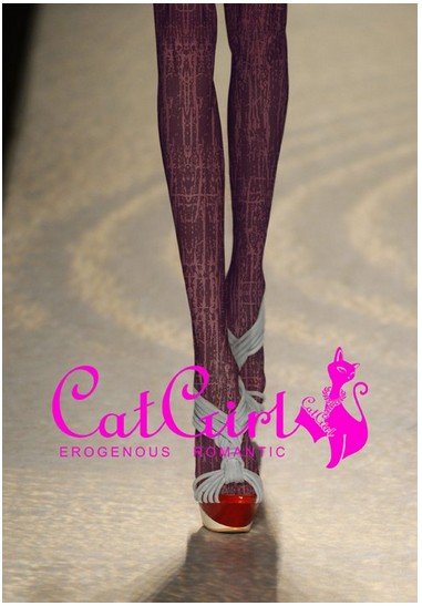 East Knitting FREE SHIPPING+Wholesale/bulk order MN-0113 6pc/lot 2013 Fashion Women Brand catgirl celebrity like tights