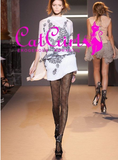 East Knitting FREE SHIPPING+Wholesale/bulk order MN-1106 6pc/lot 2013 Fashion Women Brand catgirl Celebrity like pantyhoses