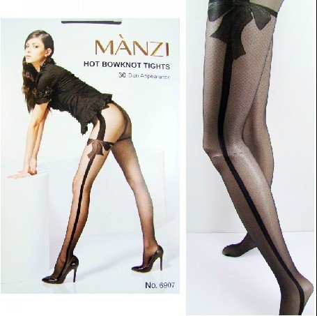 East Knitting FREE SHIPPING+Wholesale MZ-6907 6pc/lot Top-quality Women 2013 New Style Tights Side Bowknot Free Shipping