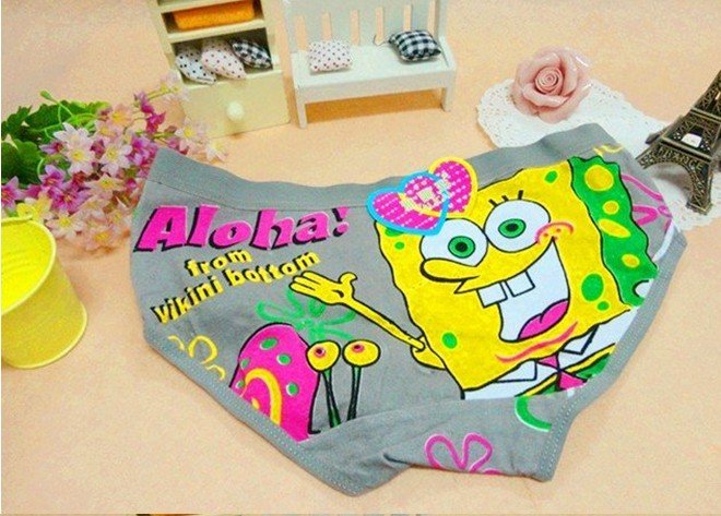 East Knitting FREE SHIPPING Wholesale STB-025 30pc/lot Sexy Lovely Girs Cartoon Cotton UnderPants Hot Sale 11 Color