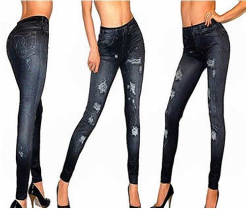 East Knitting LJ-052 Lady Broken Holes Destroyed Jeans ;Leggings Free Shipping 5pc/lot Wholesale