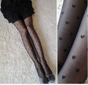 East Knitting Wholesale 6pc/lot XY-070 Lovely Heart Tights Women 2013 Fashion New  Free Shipping