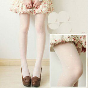 Eat Pray Love Free Shipping, 2012 New Arrival Heart Pattern Fishnet Stocking, Tight White Panty Hose, PH056