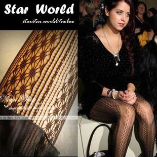 Eat Pray Love Free Shipping, 2012 New Arrival Vintage Fishnet Stocking, Tight Black Panty Hose, PH005