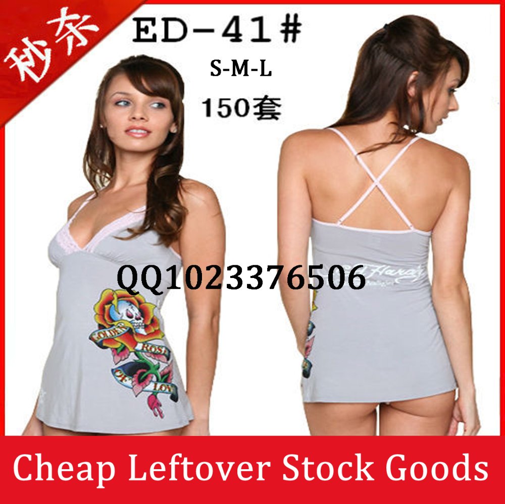 ed hardy spaghetti strap sleep set