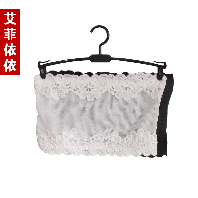 Effie decoration gauze lace tube top all-match breast pad bra underwear basic small tube top 3794