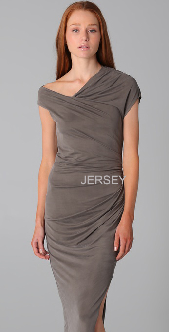 Elastic placketing x992 double-shoulder long design banquet ktv evening dress skirt