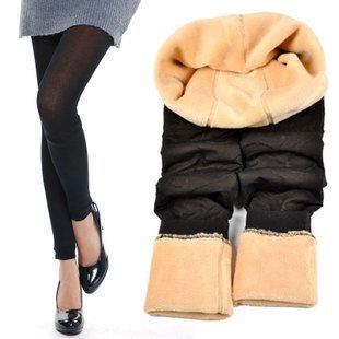 Elastic skin-friendly thermal ankle length trousers gauze pearl velvet meat legging socks cat