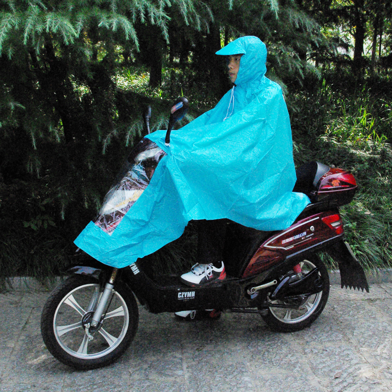 Electric bicycle poncho raincoat isconvoluting hard hat brim reflective of extra large n130 electric luxury