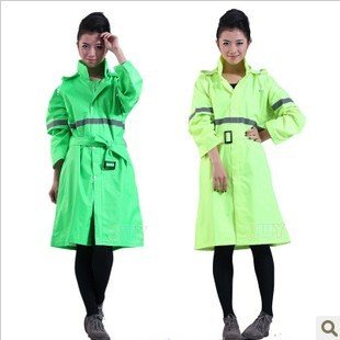 Electric motorcycle fashion raincoat, adult men and women leisure lovely raincoat