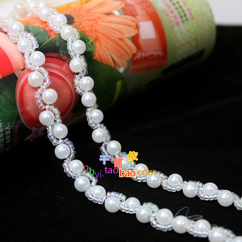 Elegant fashion sweet quality pearl shoulder strap wave pearl pectoral girdle underwear belt formal dress shoulder strap