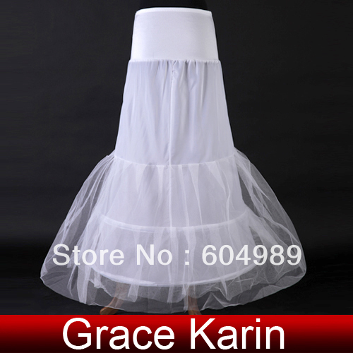 Elegant! Free Shipping 1pc/lot Grace Karin Mermaid Wedding Bridal Gown Dress Petticoat Underskirt Crinoline, Cheap CL2707