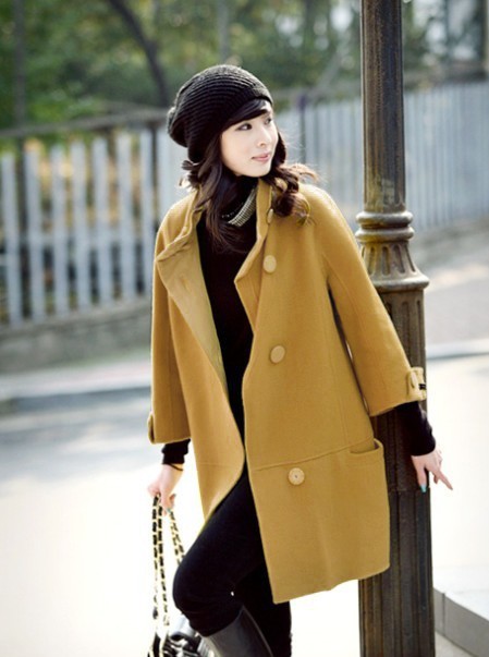 Elegant maternity outerwear maternity clothing autumn and winter tianxi 2268 maternity outerwear maternity overcoat