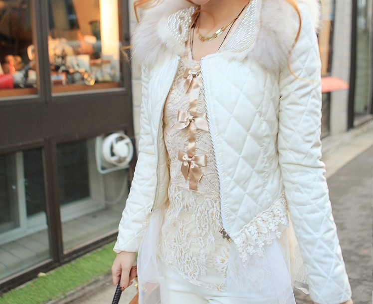 Elegant personalized 2012 women's cotton-padded jacket women's design short outerwear autumn clothes