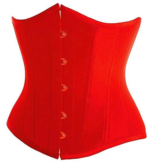 Elegant royal shaper corset cummerbund vest body shaping red belt clip