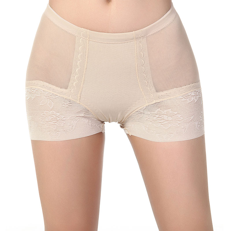 Elegant soft jacquard underwear sexy boxer panties female waist abdomen drawing body shaping pants butt-lifting corselets