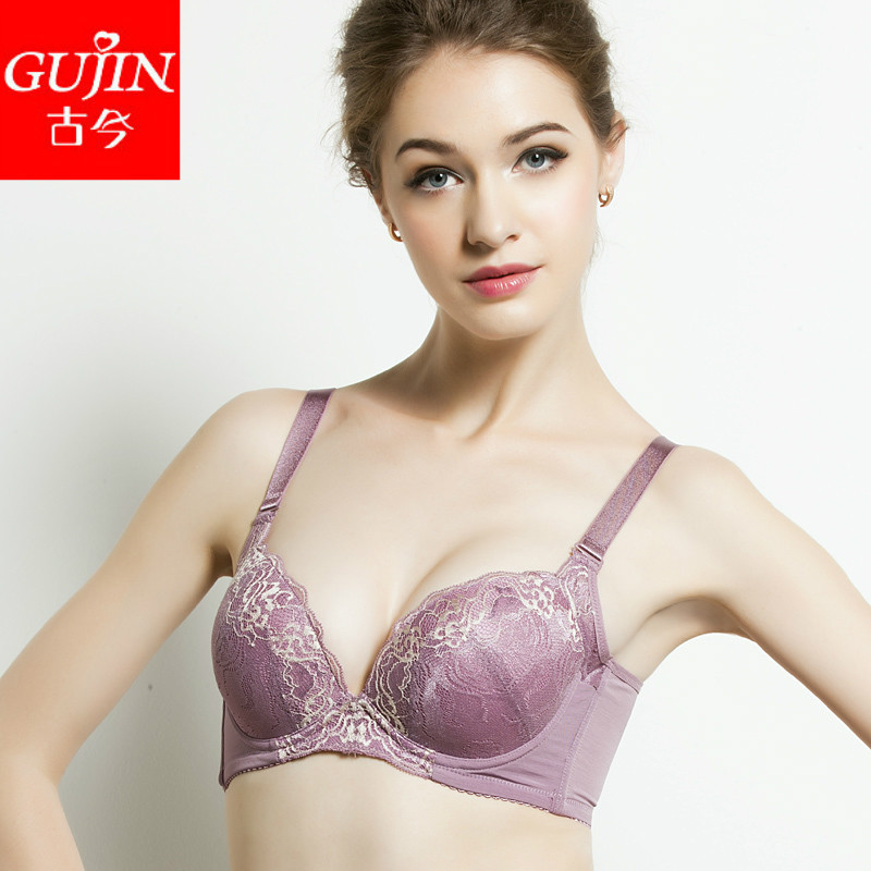 Embalmed push up small removable shoulder strap adjustable bra 0c897