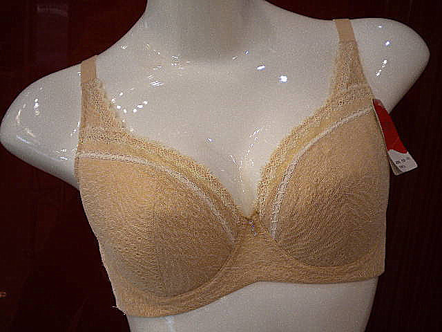 Embalmed underwear shanghai big 0b209 Size behind full cup thin bra cover 3 breasted