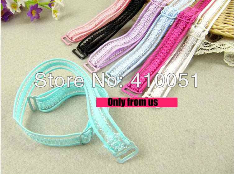 Embroidery lace straps / Lingerie straps / bra strap candy bra strap