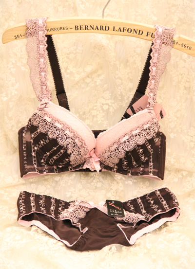Embroidery royal bra adjustable 4 breasted push up women's single-bra underwear set t02