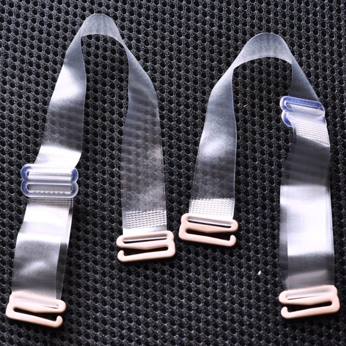 Emily silica gel transparent shoulder strap underwear pectoral girdle belt bra with invisible slip-resistant