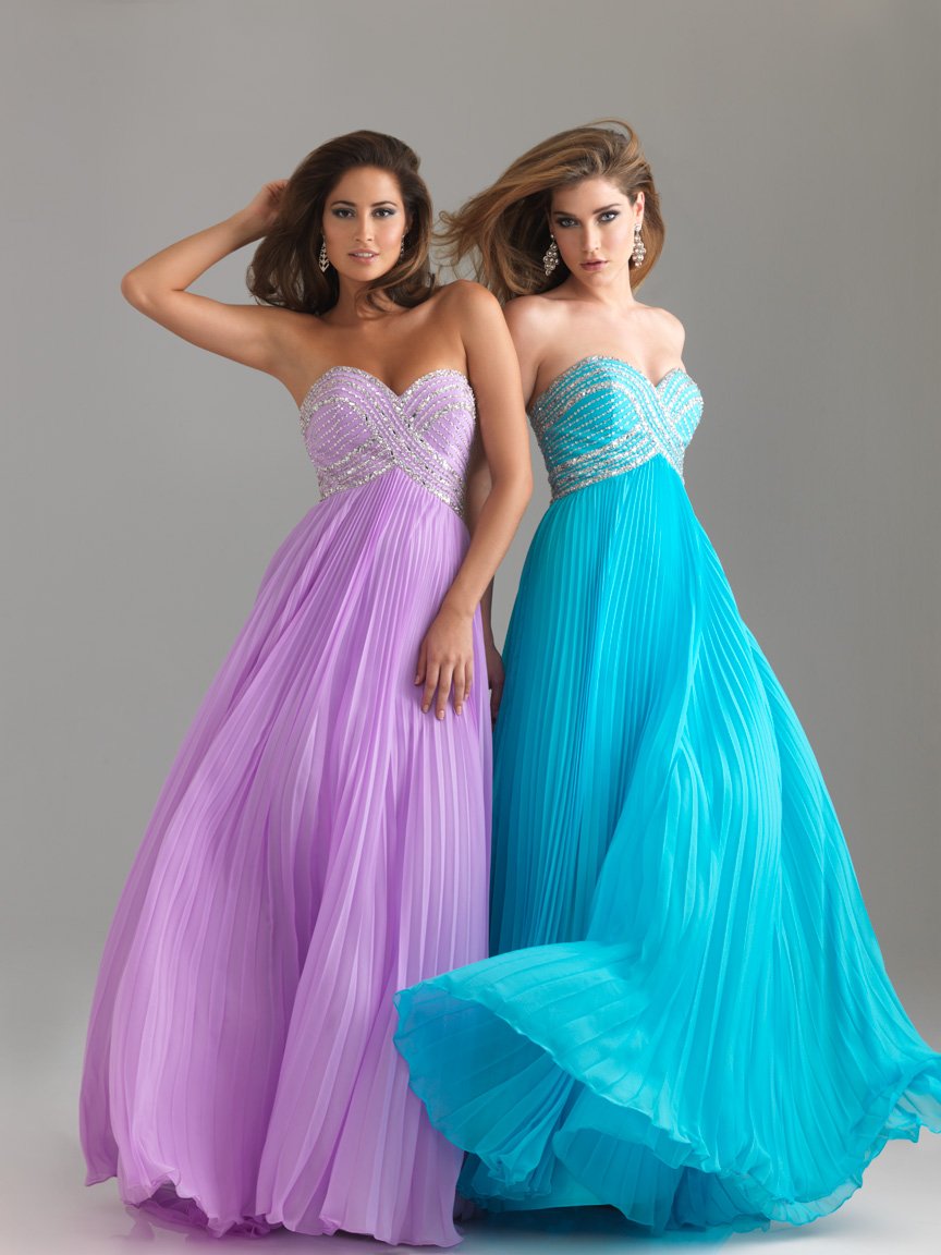 Empire Sweetheart and Strapless Sweep Train Floor Length Graduation Dresses With Sequined and Draped